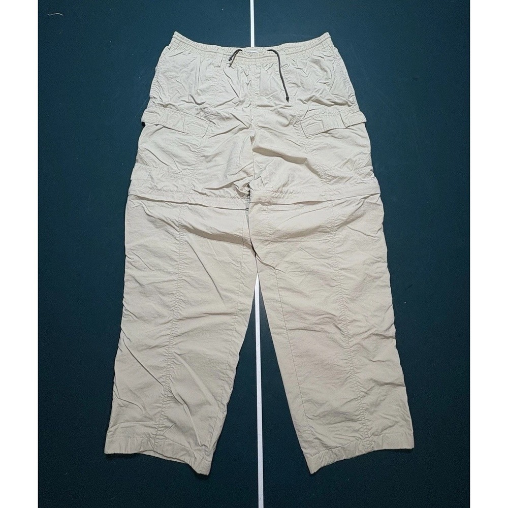 Columbia PFG Omni‎ Shade Backcast Convertible Zip Away Pants Men's Large Beige